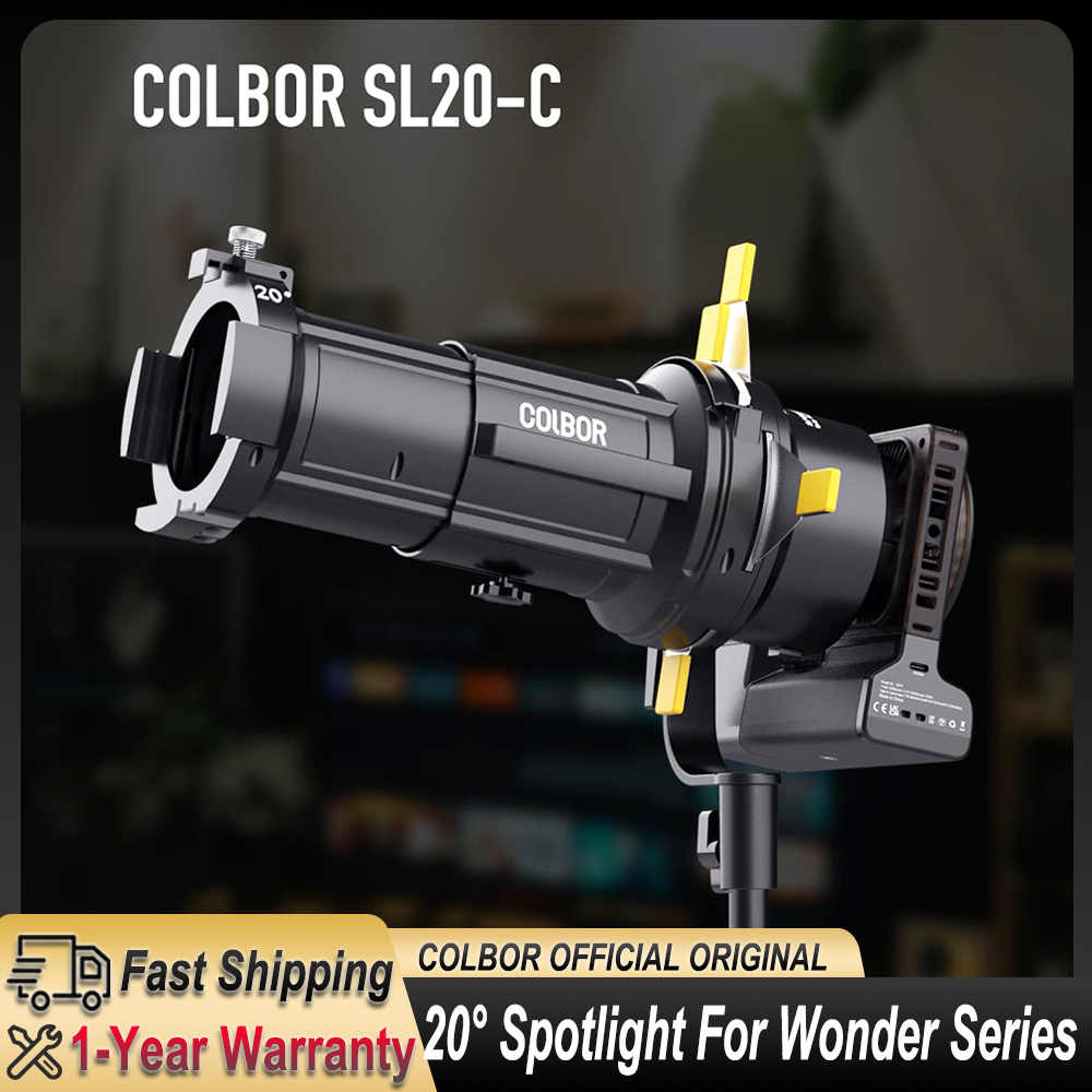 Photography Lighting Wireless - COLBOR SL20-C LED スポットライト ライト モディファイアー