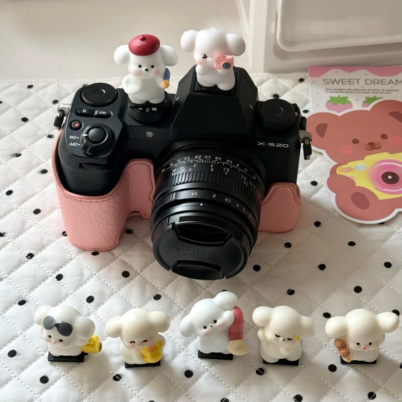 Sony Camera Zv-E10 - DIYキュートな犬型ユニバーサルホットシューカバー Leica Q2 Q3 Fuji X100V