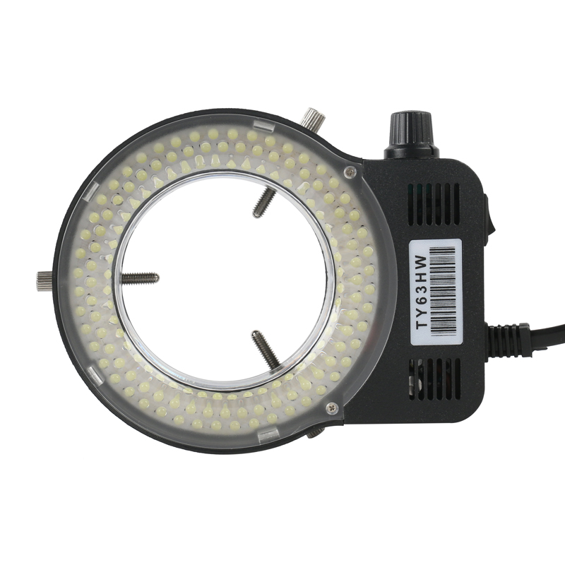 Photography And Videography Lighting - 調整可能な 144 LED リングライト照明ランプ産業用ステレオ三眼顕微鏡ビデオカメラレンズ拡大鏡 110V 220V