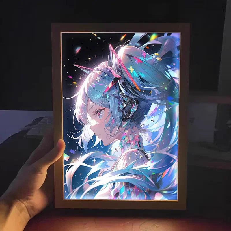 初音ミクシリーズライトペインティング、ナイトデコレーション、 - Photography Lighting Devices のレビューと価格