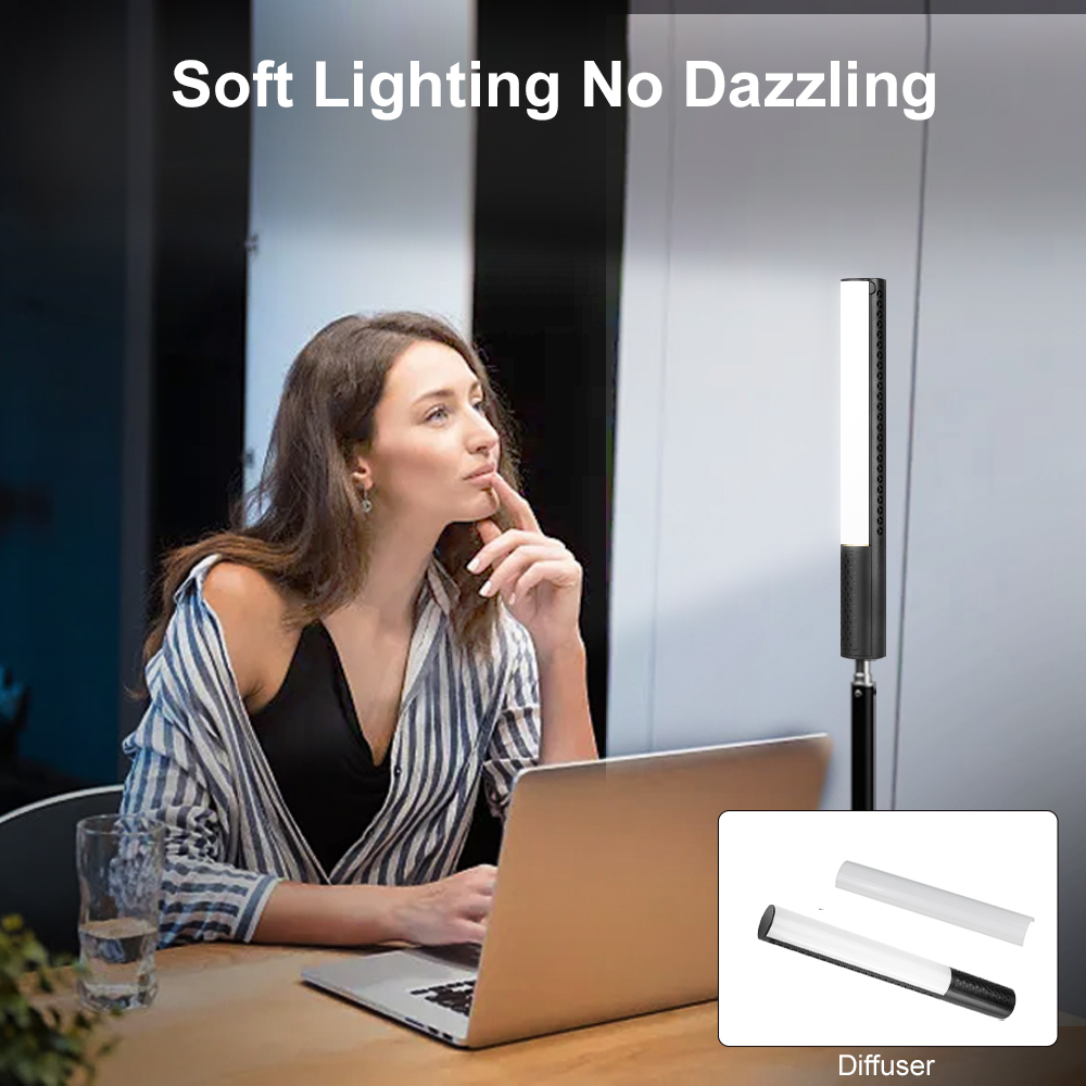 B20 RGB LEDライトスティック ハンドヘルドライトワ - Photography Lighting Youtube のレビューと価格