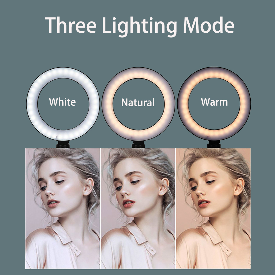 6 インチリングライト三脚付き Led 高輝度リングランプラ - Photography Lighting Wand のレビューと価格