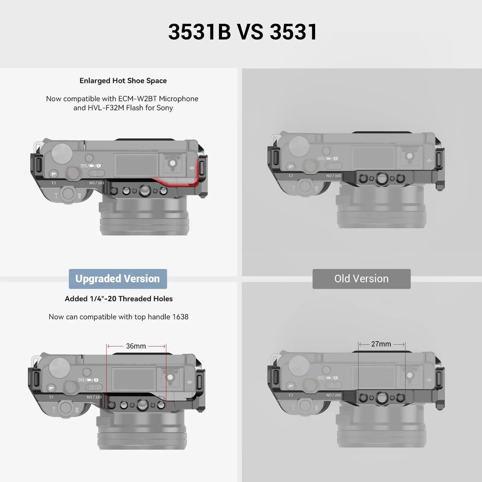 SmallRig ソニー ZV-E10 ケージ用、Arca- - Sony Camera Zv-E10 のレビューと価格