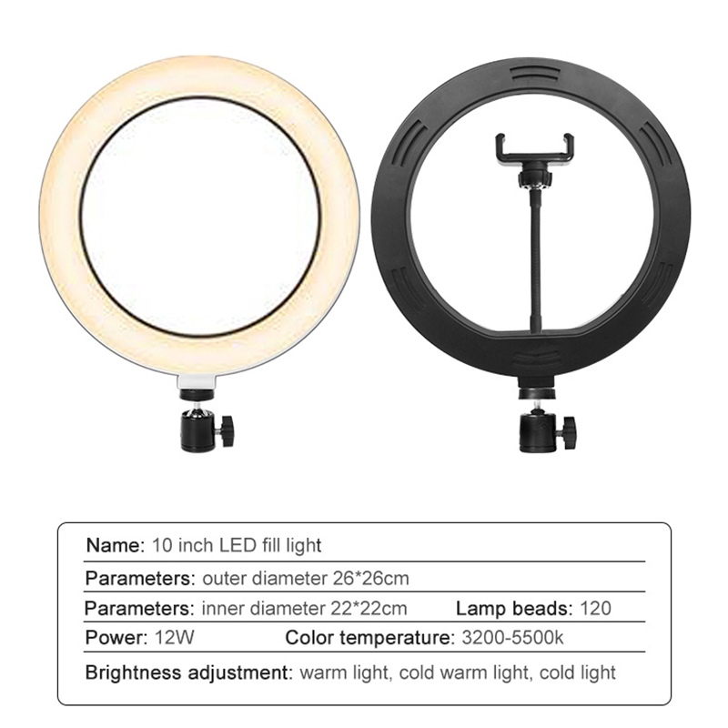 Youtube撮影vlog selfie円形リングライトle - Photography And Videography Lighting のレビューと価格