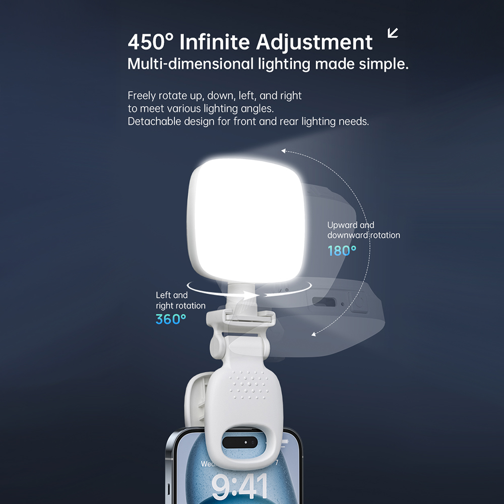 ポータブルLEDセルフィーライトカメラミニフィルライト充電式 - Photography And Videography Lighting のレビューと価格
