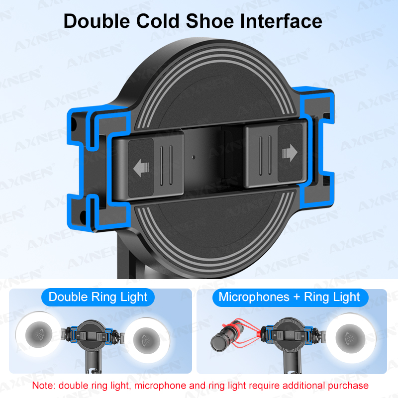 AXNEN C20 磁気自撮り棒三脚 拡張可能 携帯電話撮影 - Photography And Videography Lighting のレビューと価格