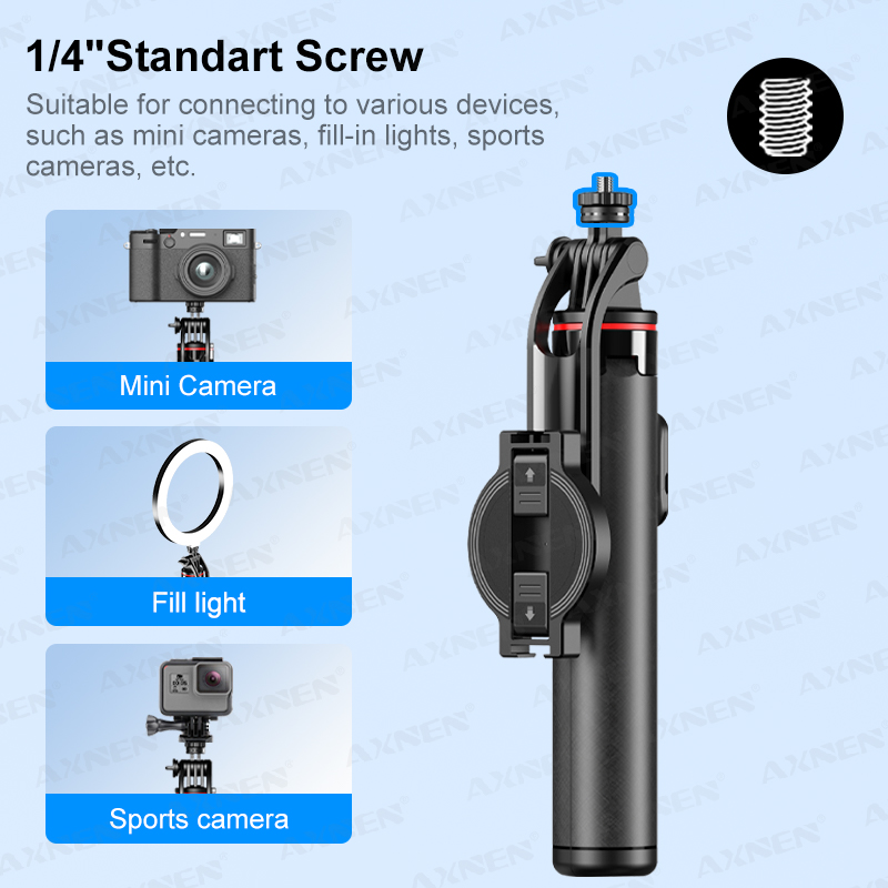 AXNEN C20 磁気自撮り棒三脚 拡張可能 携帯電話撮影 - Photography And Videography Lighting のレビューと価格
