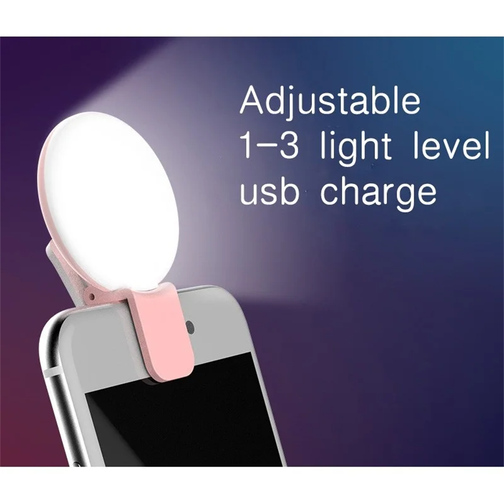 ポータブルLEDランプ スマホライブビデオ用美肌ライト 汎用 - Photography Lighting Devices のレビューと価格