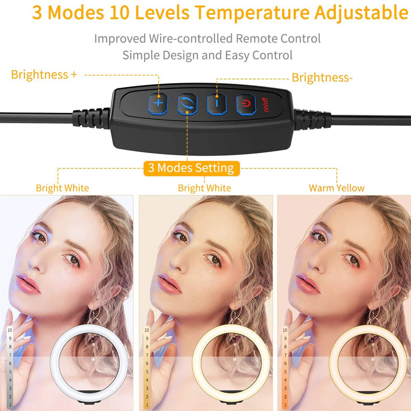 16/26/33 センチメートル LED 自撮りリング照明ラ - Photography And Videography Lighting のレビューと価格