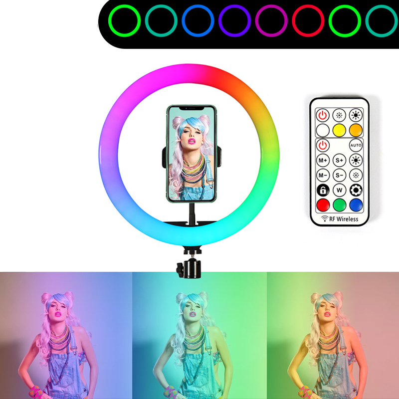 Led rgbリングライト,13インチ,0.5m,1.6m, - Photography Lighting Wand のレビューと価格