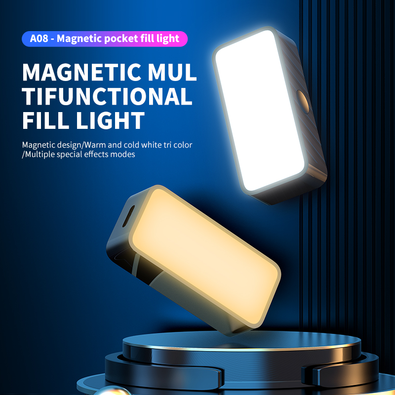 磁気ポータブルミニ Selfie フィルライト調整可能な照明 - Photography And Videography Lighting のレビューと価格