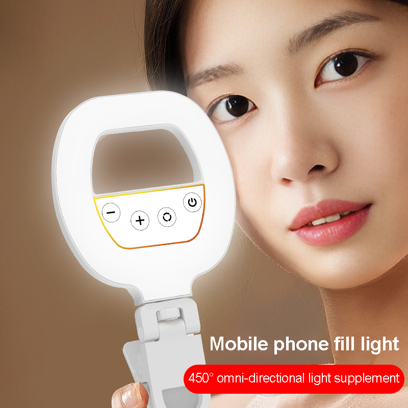 充電式 Led ライトモバイル自撮りリングライトビデオ撮影ラ - Photography Lighting Ring のレビューと価格