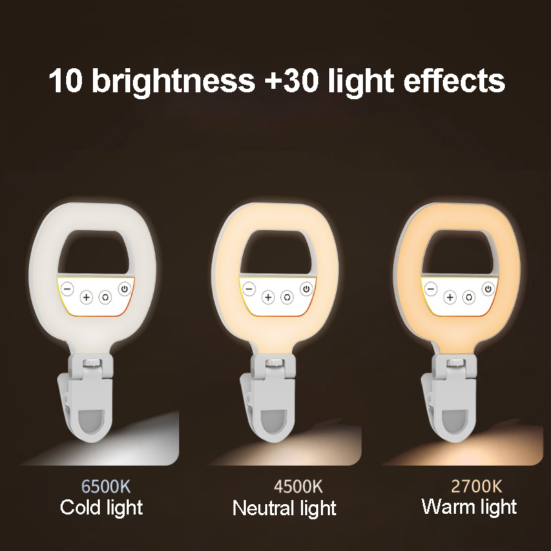 充電式 Led ライトモバイル自撮りリングライトビデオ撮影ラ - Photography Lighting Ring のレビューと価格