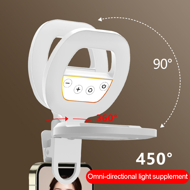 充電式 Led ライトモバイル自撮りリングライトビデオ撮影ラ - Photography Lighting Ring のレビューと価格