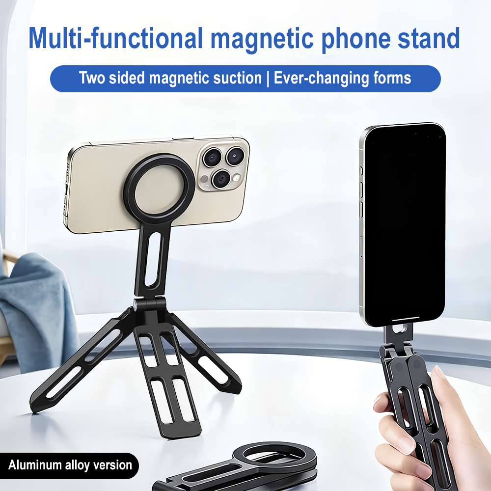 マグネット式スマホホルダー 四軸360度回転 °   回転折 - Photography With Lighting のレビューと価格
